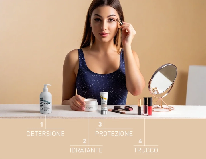 L'ordine corretto di applicazione di SPF e trucco