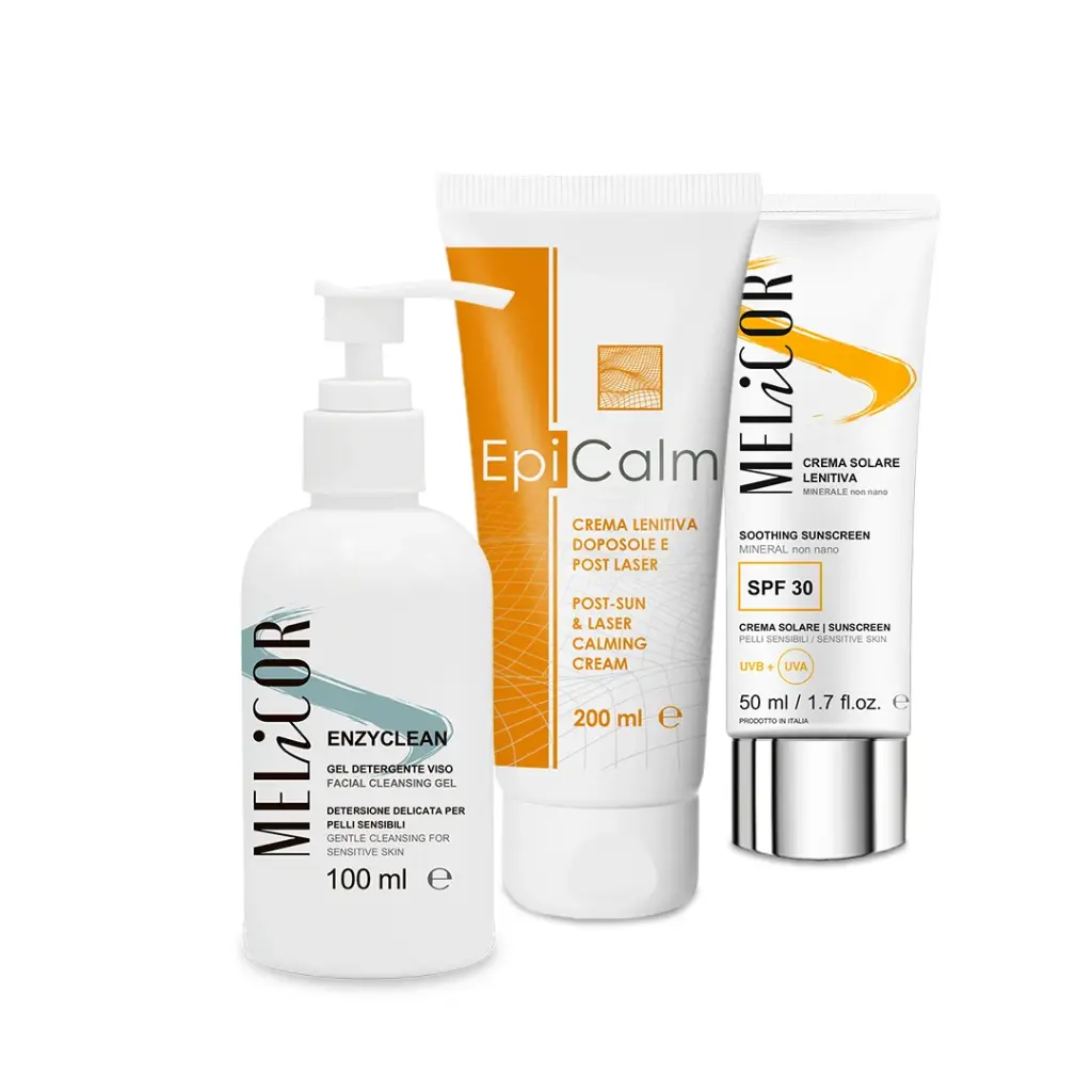 Kit completo post epilazione laser: routine essenziale in 3 passaggi