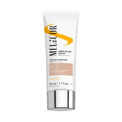 [44012] Crema solare minerale colorata SPF 30 per pelli sensibili